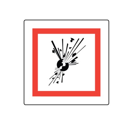 GHS Pictogram Label - Explosive 4 X 4